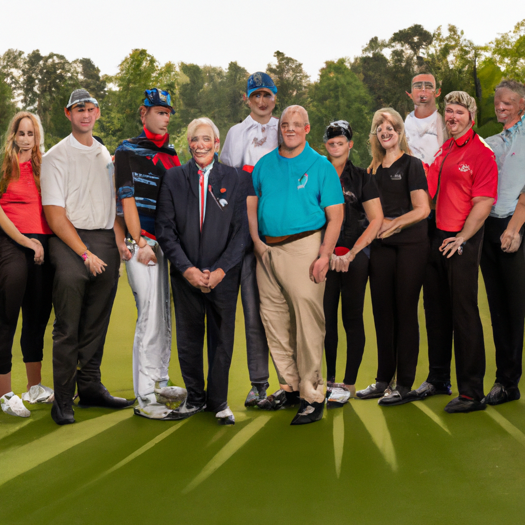 Team coaches groepsportret in natuurlijk licht